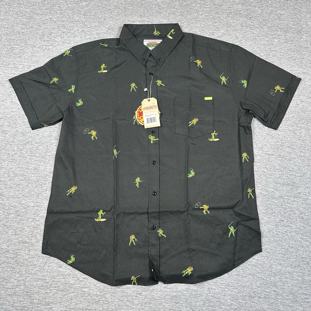 RSVLTS x Teenage Mutant Ninja Turtles Shirt Mens 2XL Choose Your Turtle Stretch